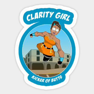 Clarity Girl Sticker